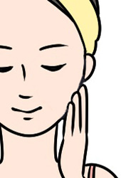 室内のスキンケア